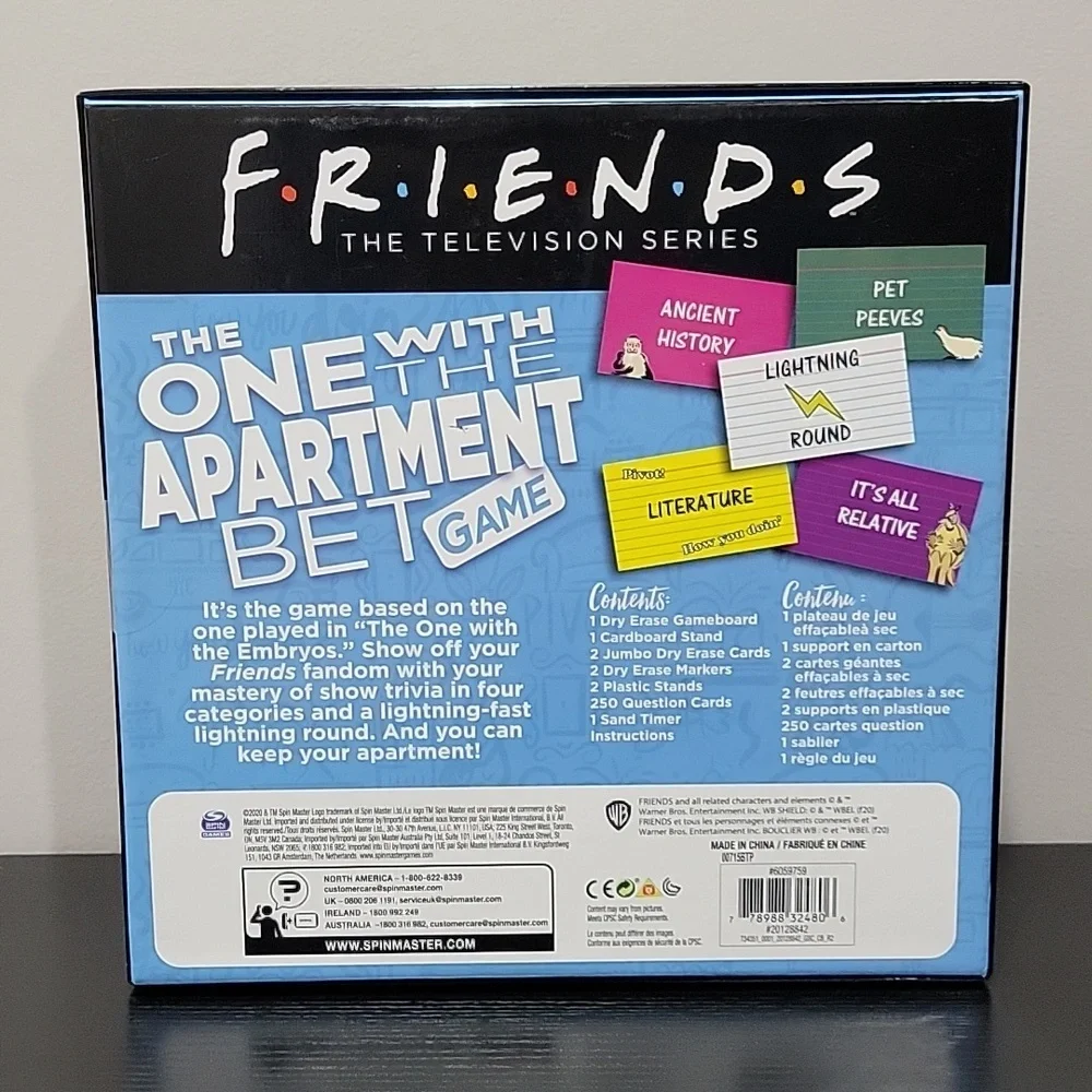 Friends The One with the Apartment Bet Game